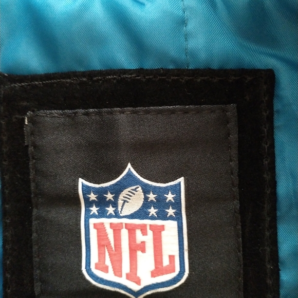 NFL Carolina Panthers Suede Leather Jacket - Picture 5 of 8
